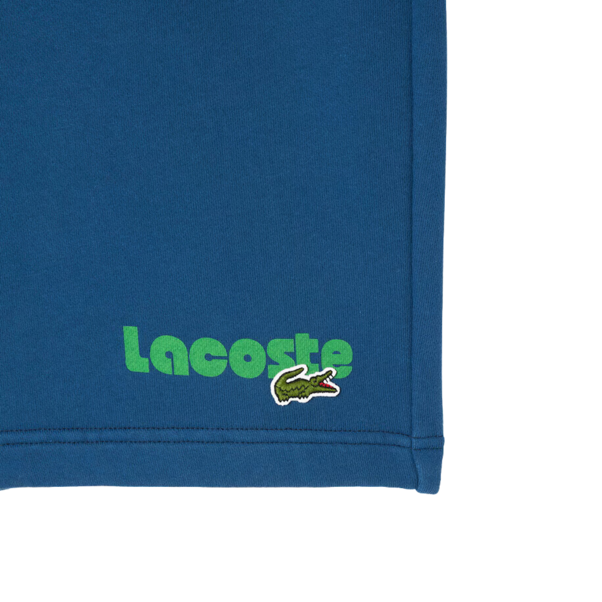 Lacoste Washed Effect Printed Shorts (Blue) - GH7526 - Lacoste