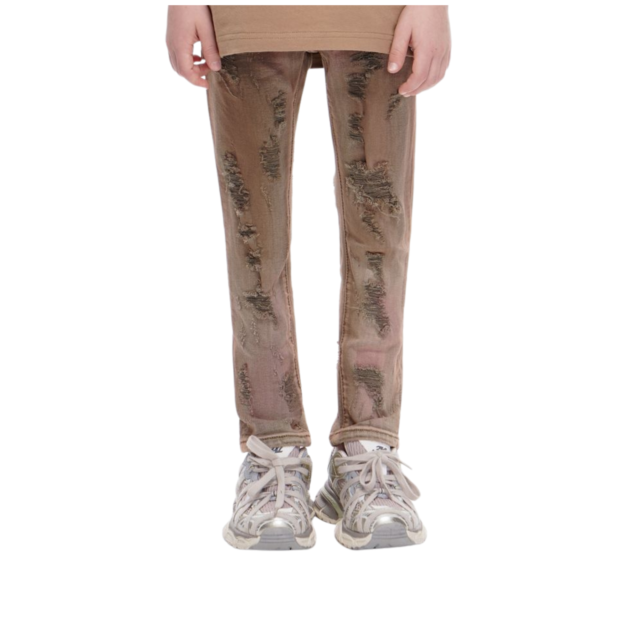 Kids Valabasas "Harvest" Jeans (Brown Wash) - VALABASAS
