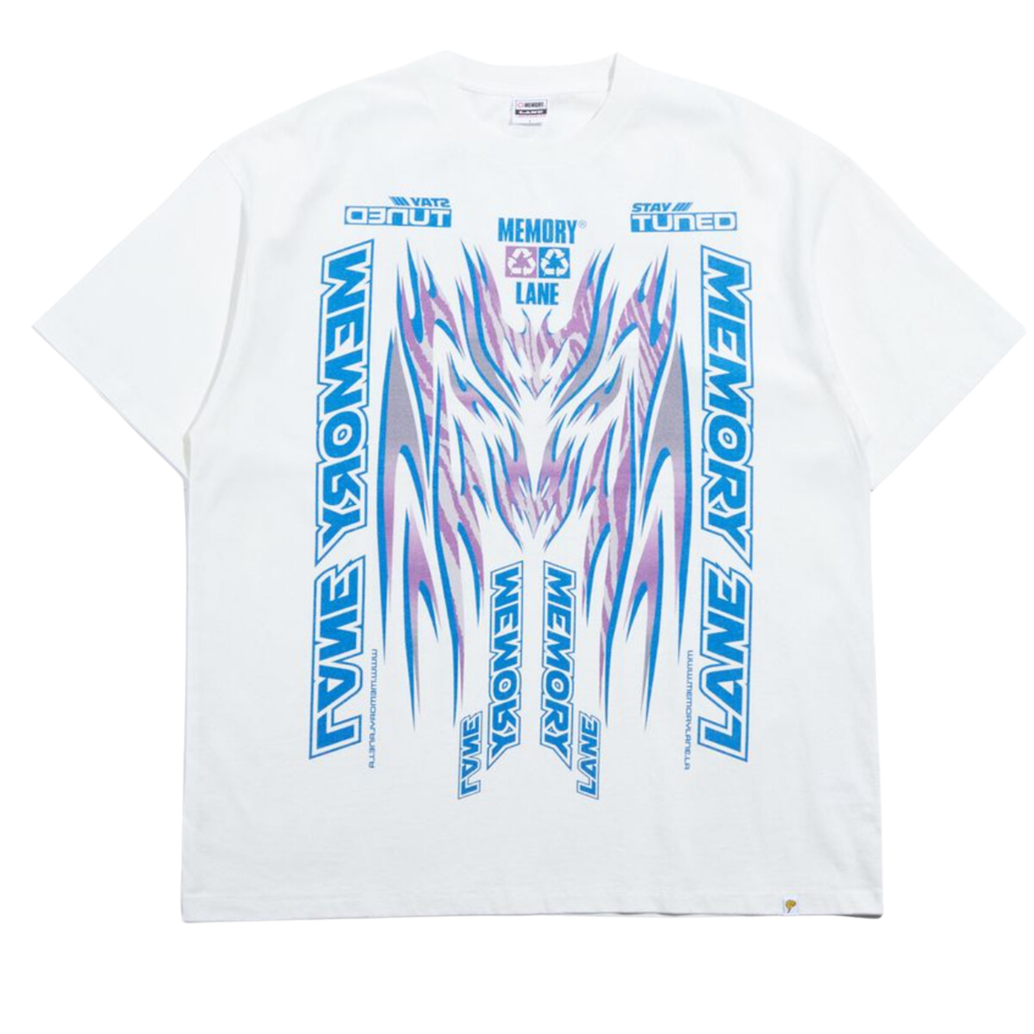 Memory Lane Decal Banner Tee (Off White)