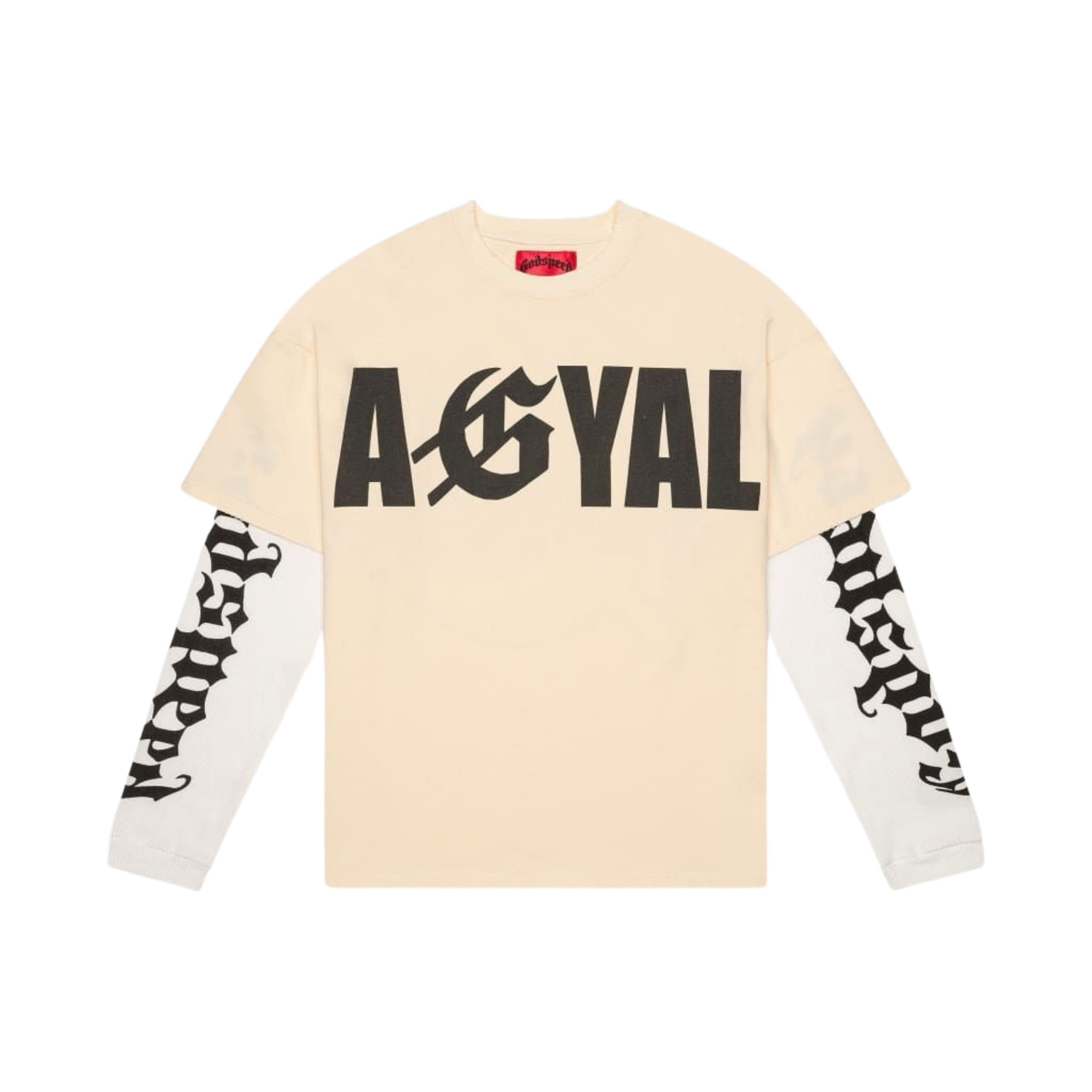 Godspeed "AGYAL" Layered T-Shirt (Bone) BOOM - Godspeed