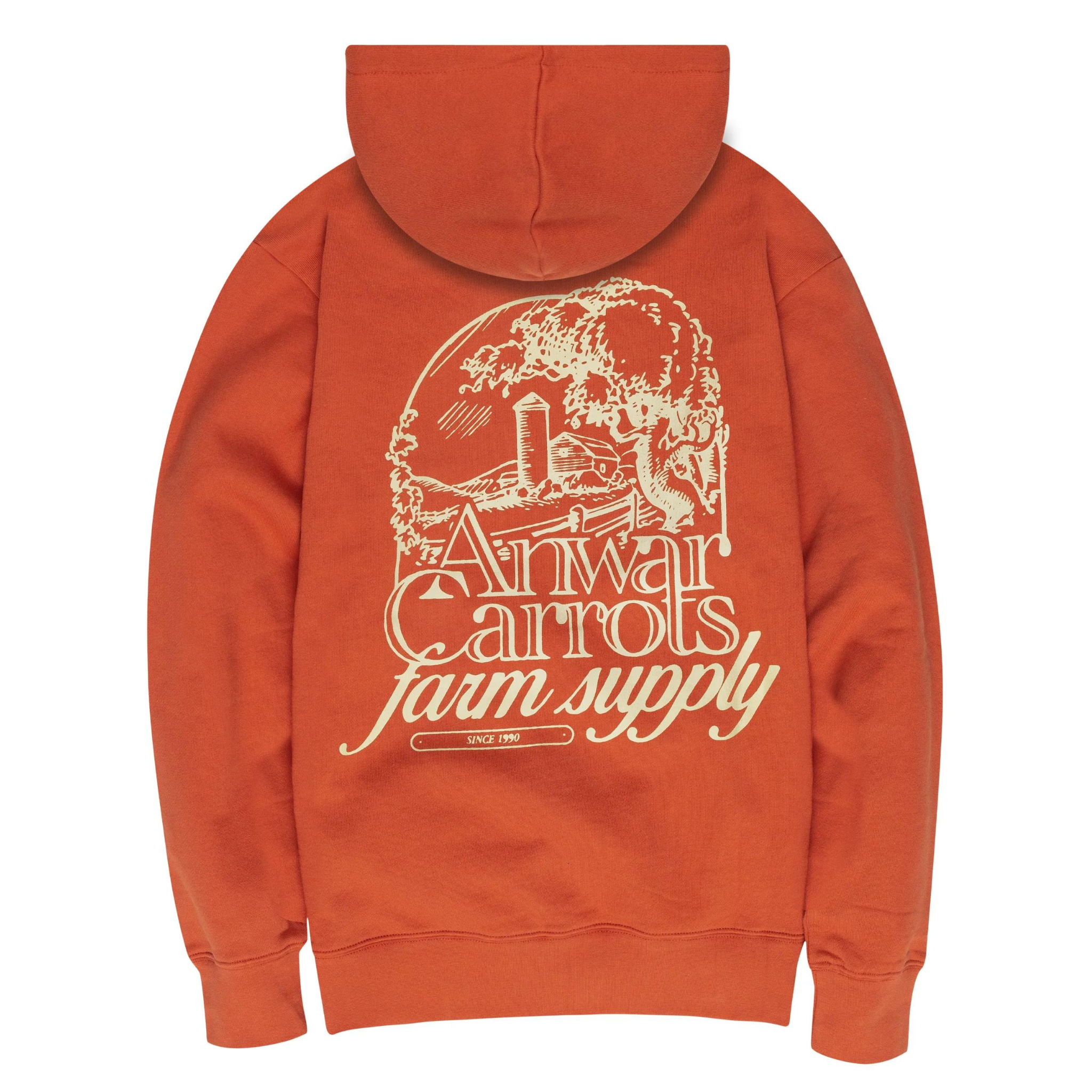 Anwar Carrots Farm Supply Hoodie (Orange) - Anwar Carrots