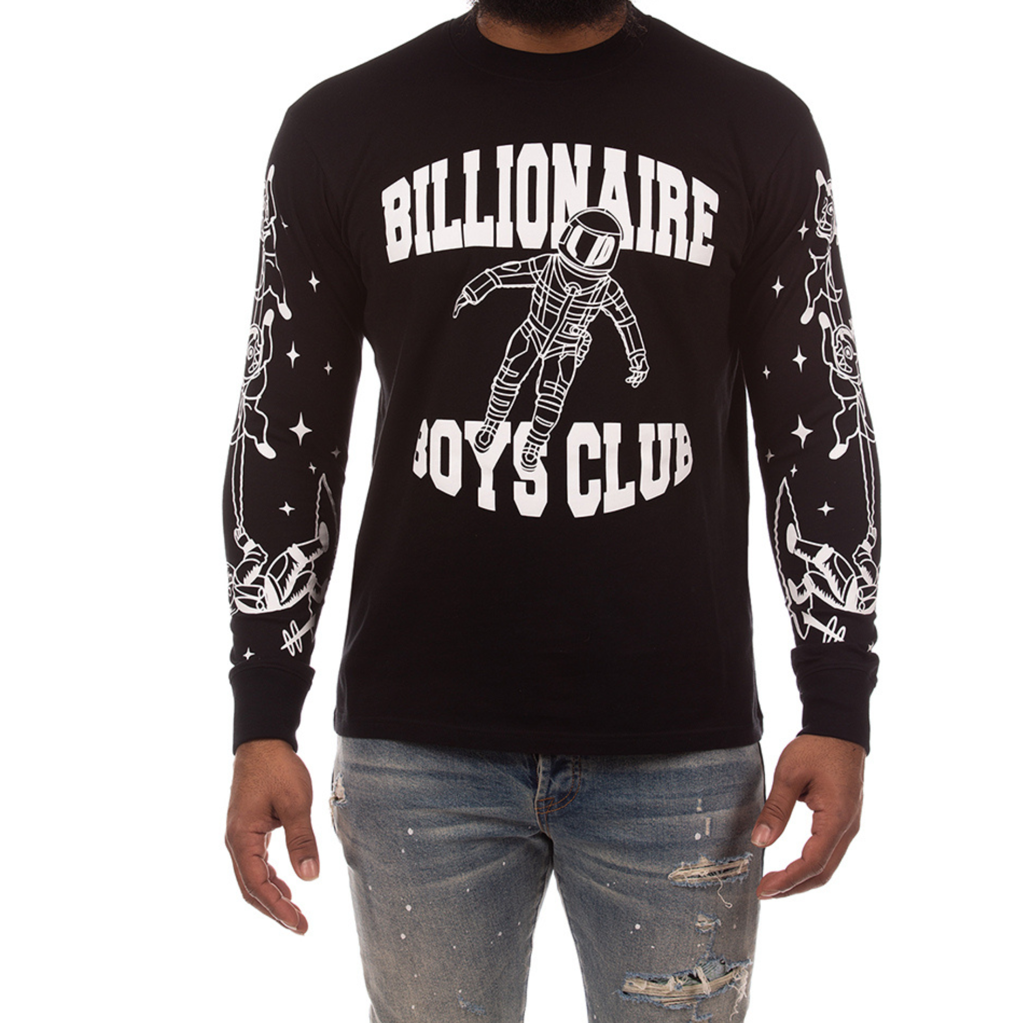 Billionaire Boys Club "Gravity" LS Tee (Black) - Billionaire Boys Club