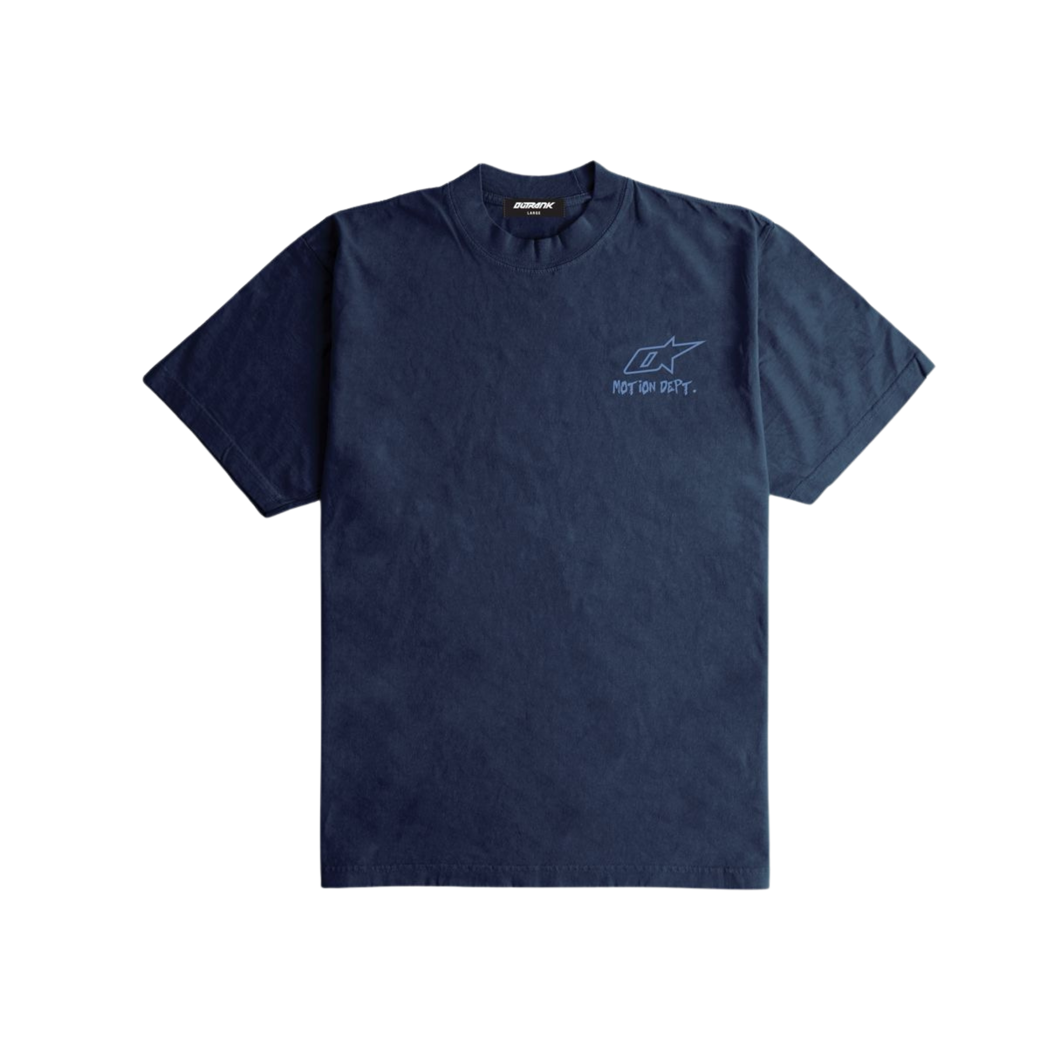 Outrank "Motion Always Wins" Heavyweight T-shirt (Navy)