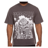 Icecream "Invasion" Knit Oversized Tee (Charcoal) - Ice Cream