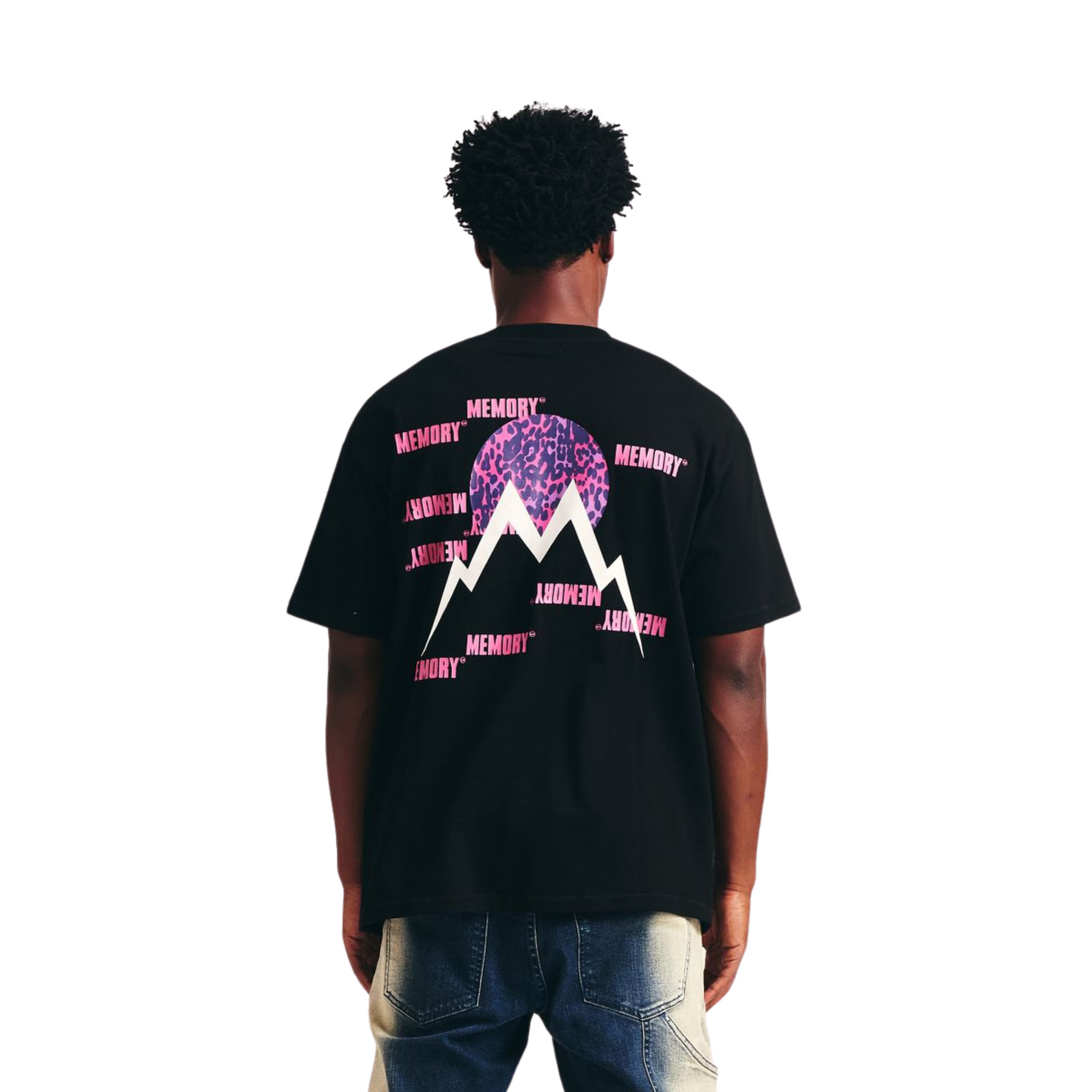 Memory Lane Scatter Logo Tee (Black) - Memory Lane