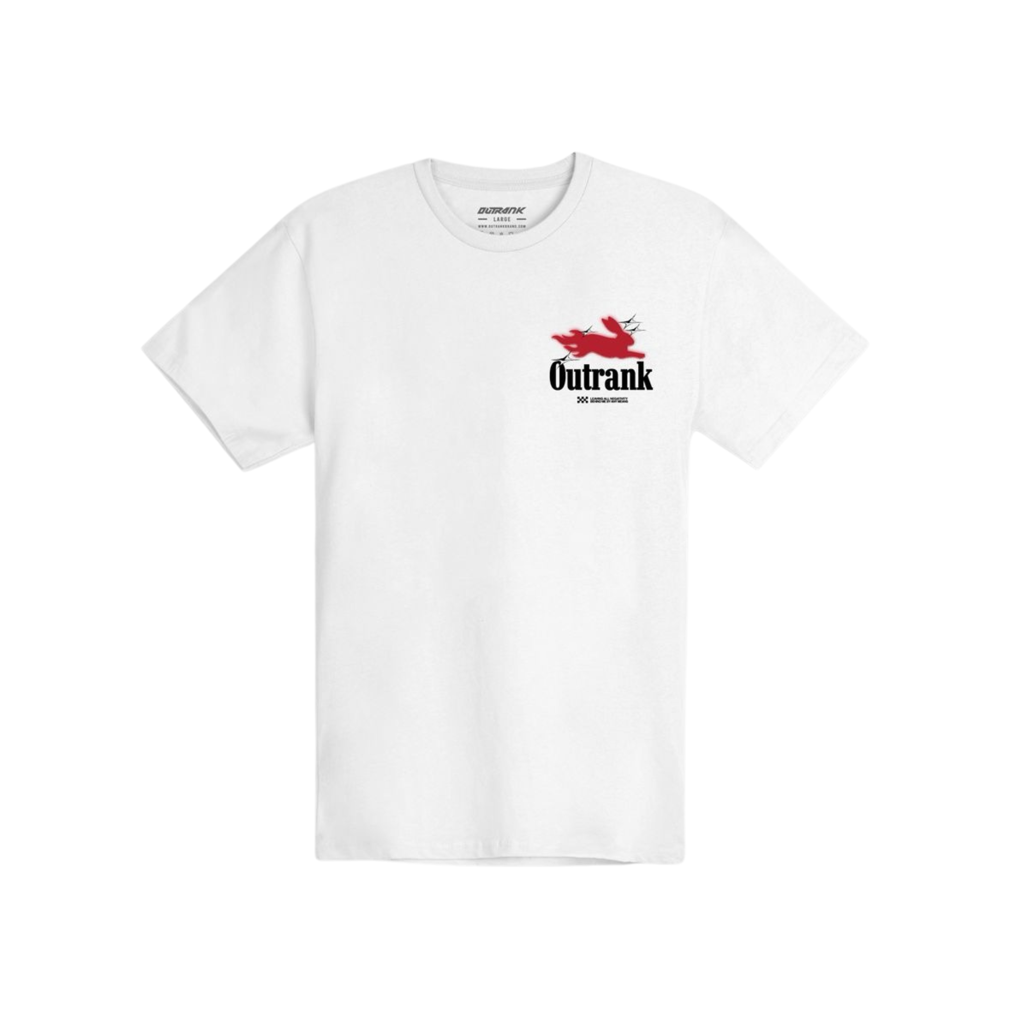 Outrank "Motion Department" T-shirt (White) - Outrank