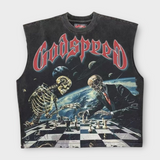 Godspeed "Checkmate" Sleeveless (Black Wash) - Godspeed