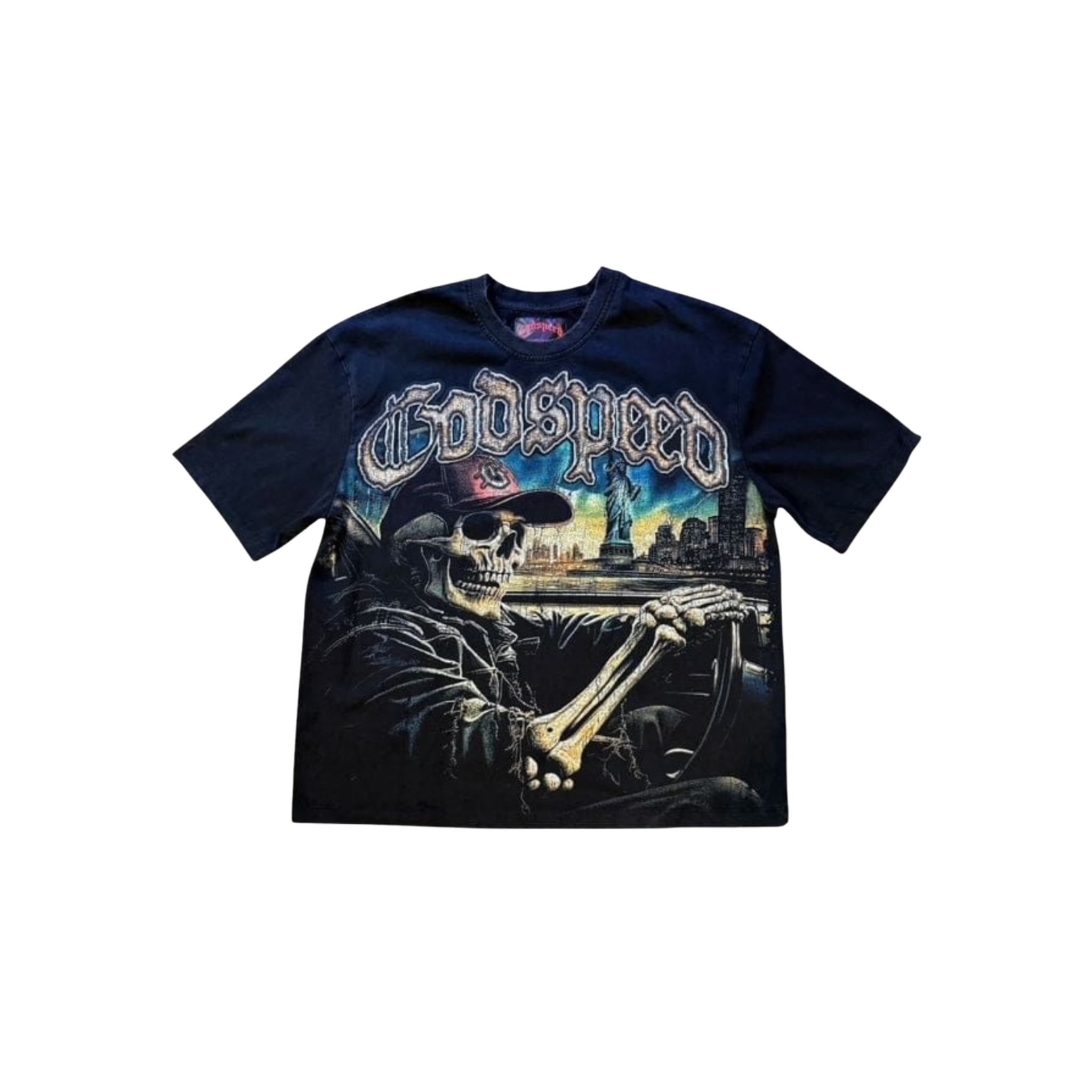 Godspeed Sightseeing Tee (Black Wash) - Godspeed