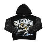 Mixed Emotion "Fallen Angels" Rhinestone Hoodie - Mixed Emotion