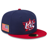 USA Baseball New Era 2026 World Baseball Classic 59FIFTY Fitted Hat - Navy/Red - New Era