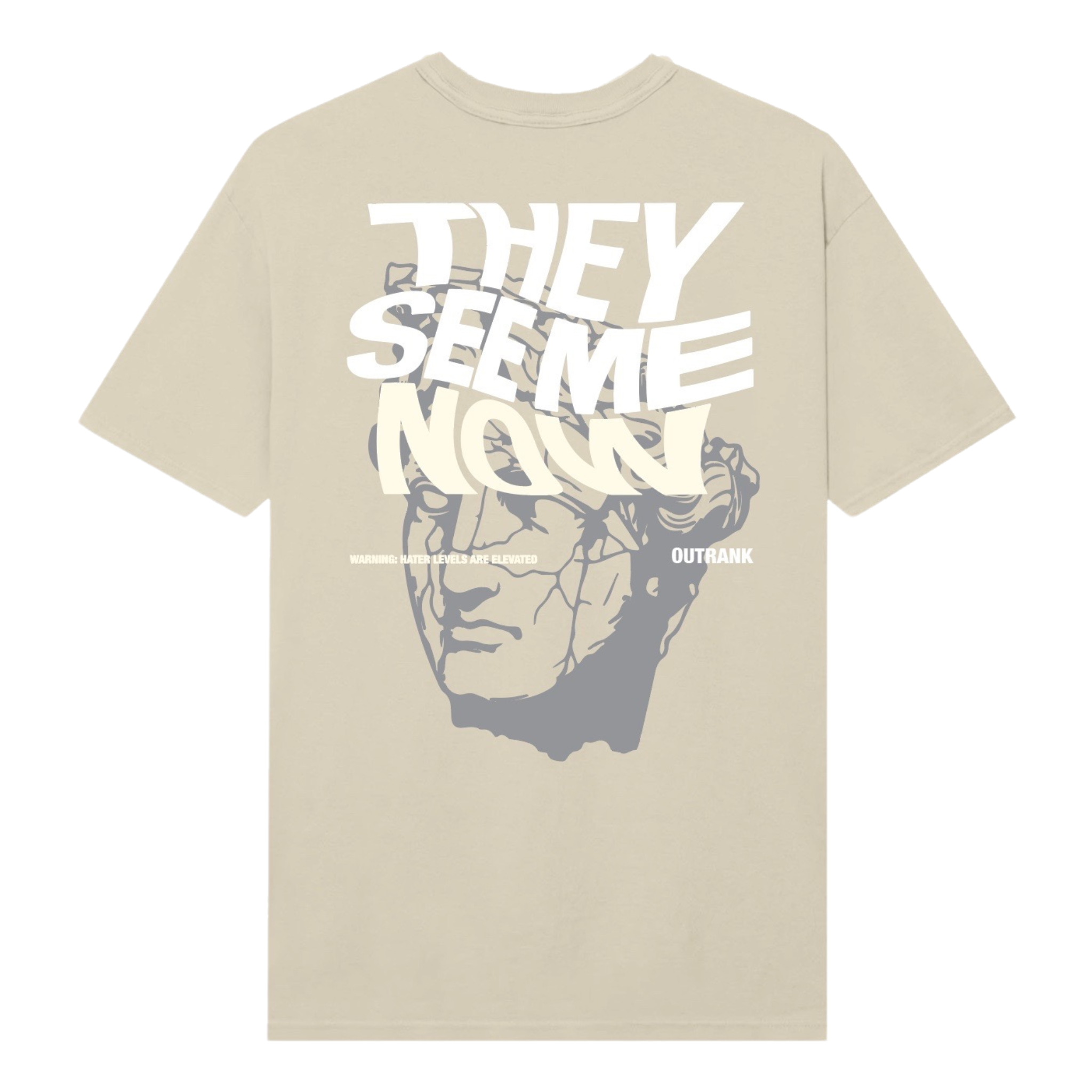 Outrank They See Me Now Tee (Oatmeal)