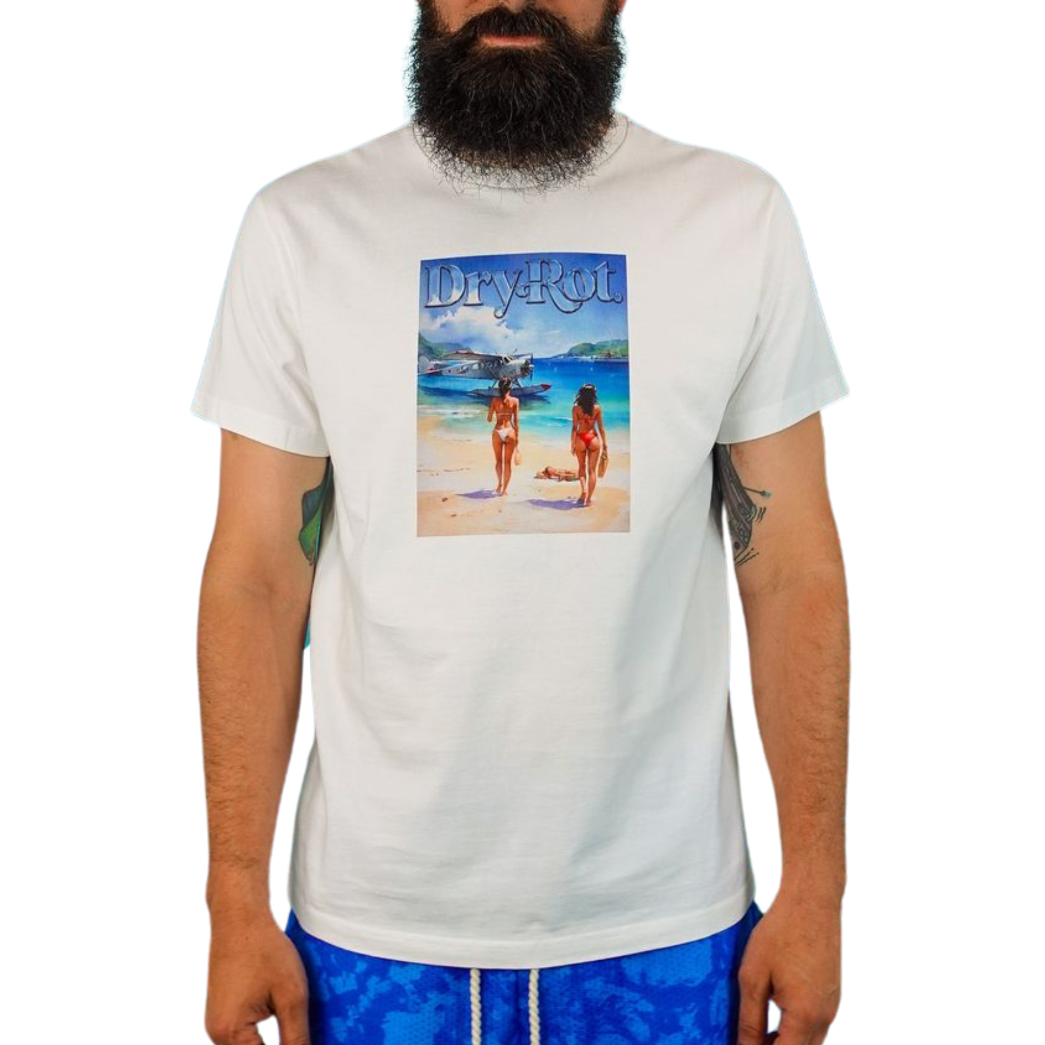 Dry Rot Playa Tee (White)