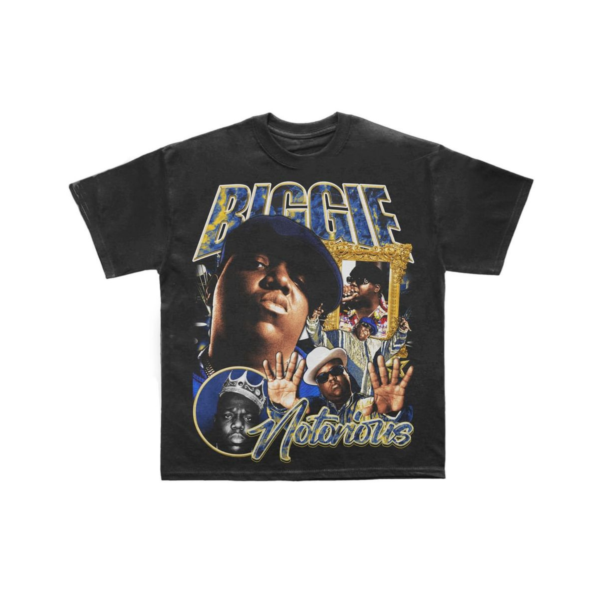 Present Vintage "Biggie" Tee (Washed-Black)