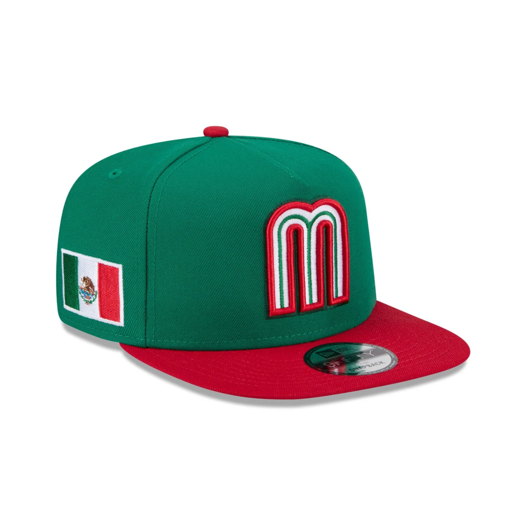 Mexico 2026 World Baseball Classic 9FIFTY A-Frame Snapback- Green - New Era