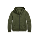 Polo Ralph Lauren Double Knit Full-Zip Hoodie (Alpine Heather)