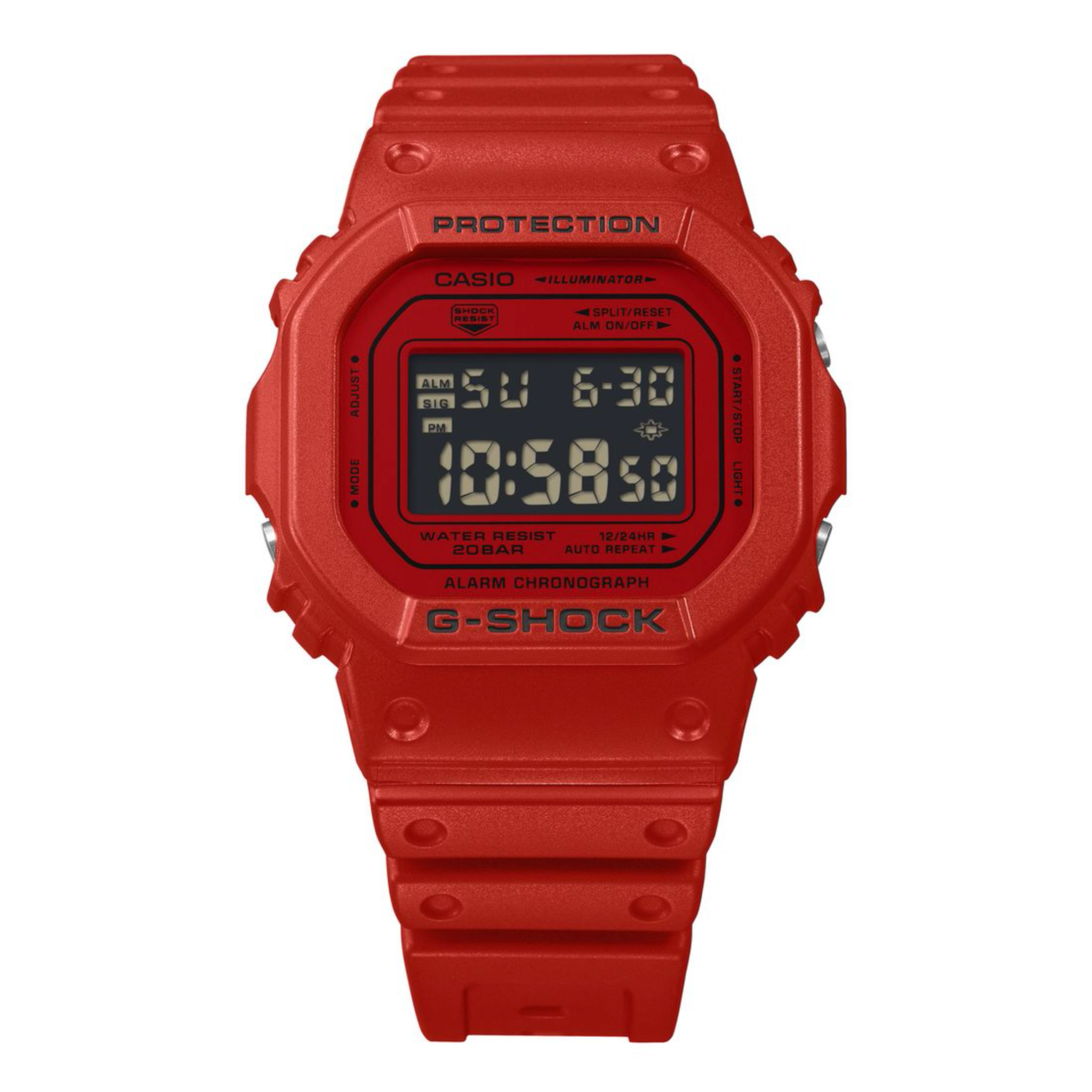 G-Shock DW5600RRB-4 Red Digital Watch - G Shock
