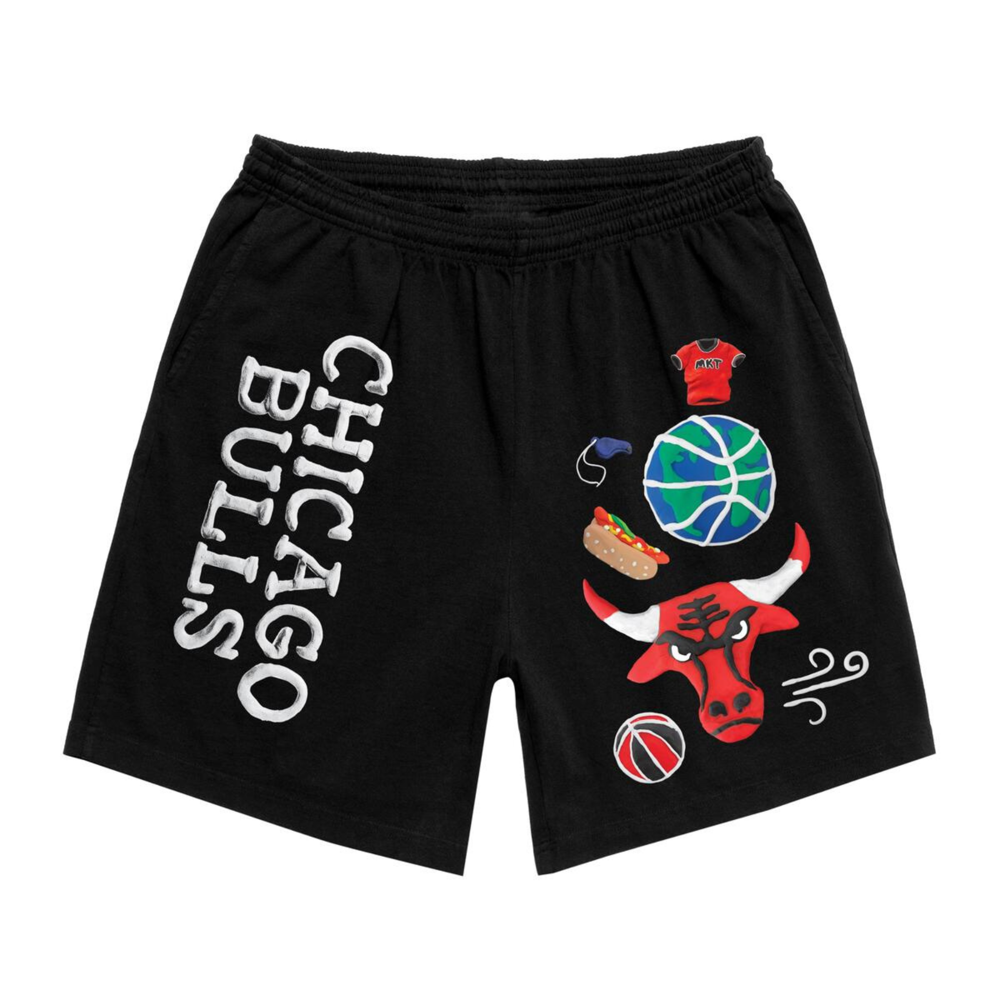 Market Chicago Bulls Sweatshorts (Black) - Market