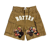 DRY ROT "Souvenir" Cargo Shorts (Brown) - Dry Rot