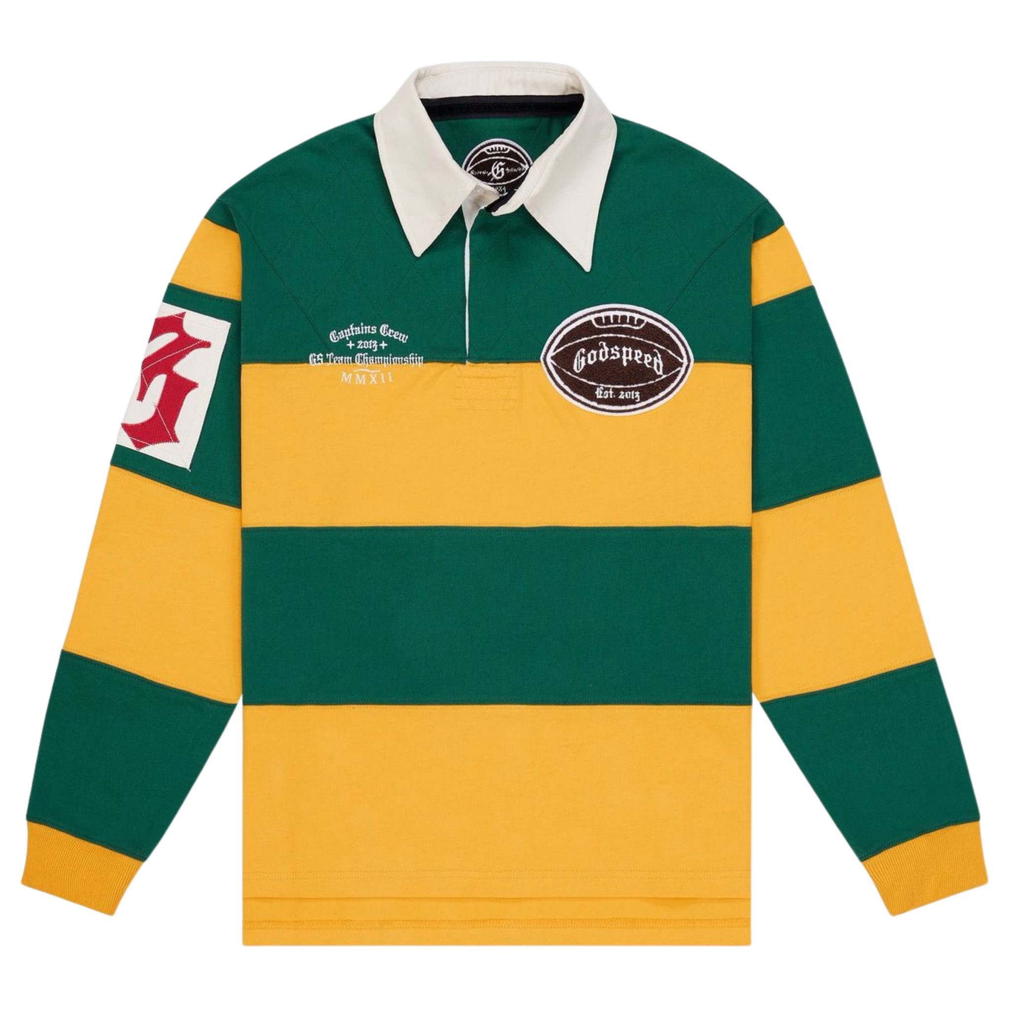 Godspeed "Classic Field Rugby" LS (Green/Yellow)
