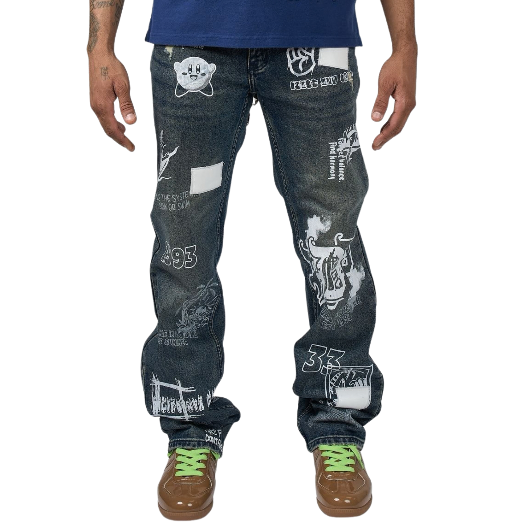 DUAA "THOUGHTS" Blue Denim