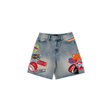 EPTM "Roadster" Denim Shorts" (Blue)