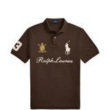 Polo Ralph Lauren Big Pony Mesh Polo Shirt (Nutmeg Brown)