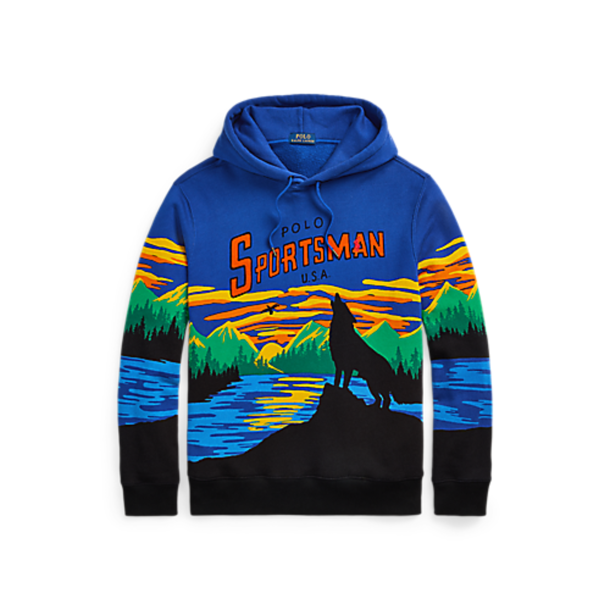 Polo Ralph Lauren Sportsman Fleece Hoodie (Royal Multi)