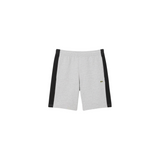 Lacoste Men's Cotton Fleece Colorblock Shorts (Black/Grey Chine) - Lacoste