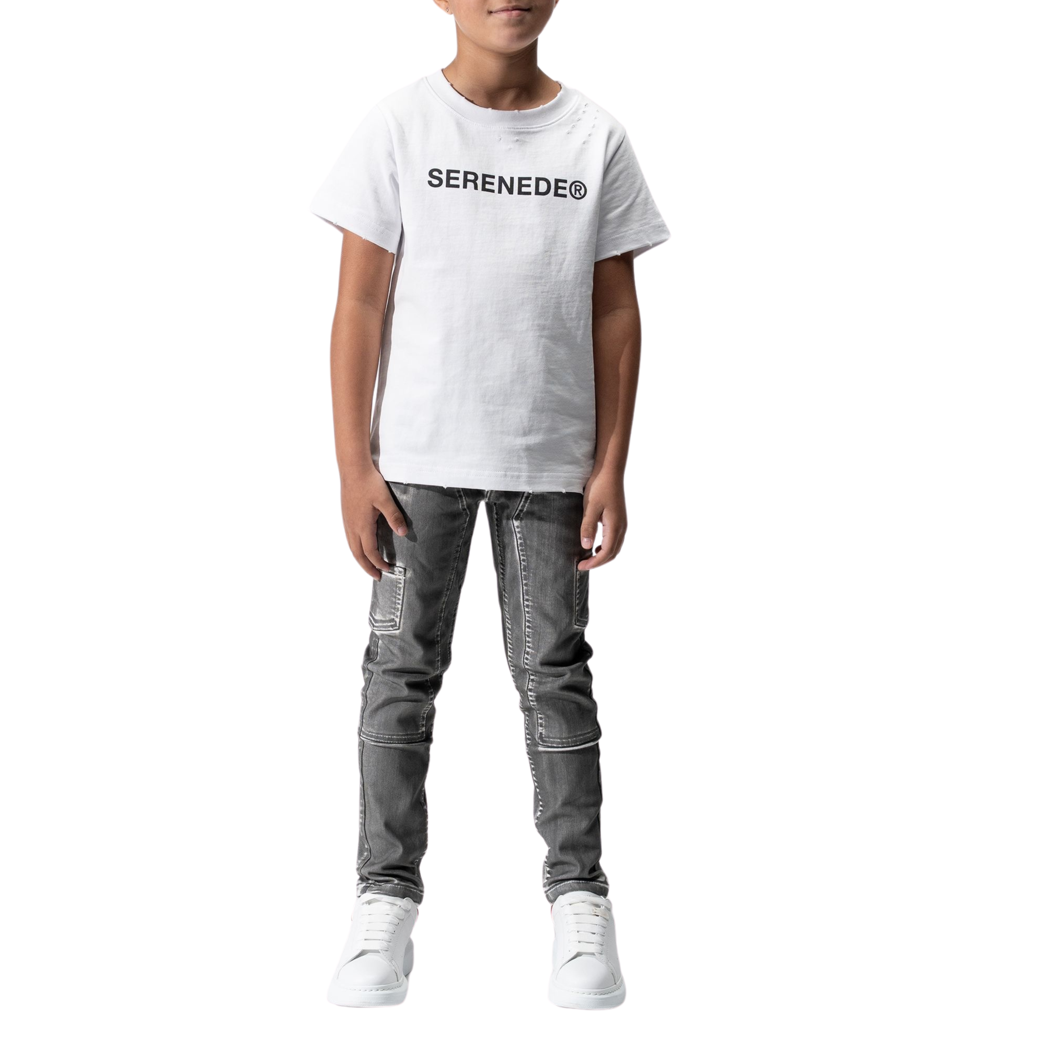 Kids Serenede "Tiburon" Jeans (Grey) - Serenede