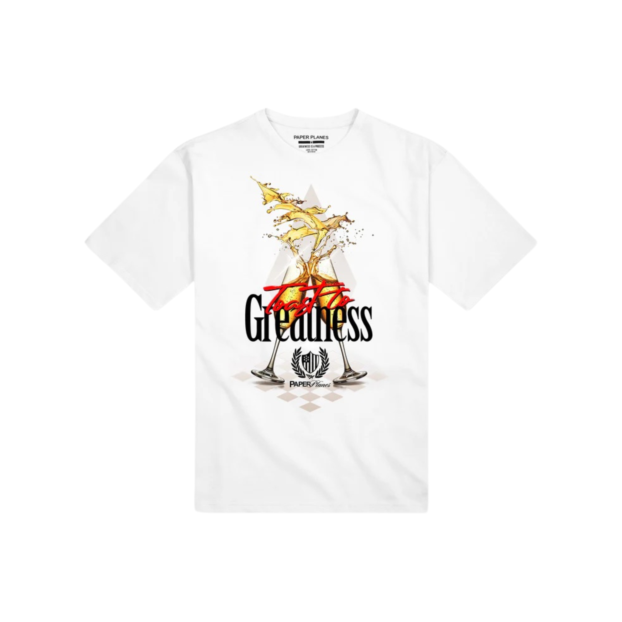 Paper Planes "Toast To Greatness" Tee (White) - Paper Plane