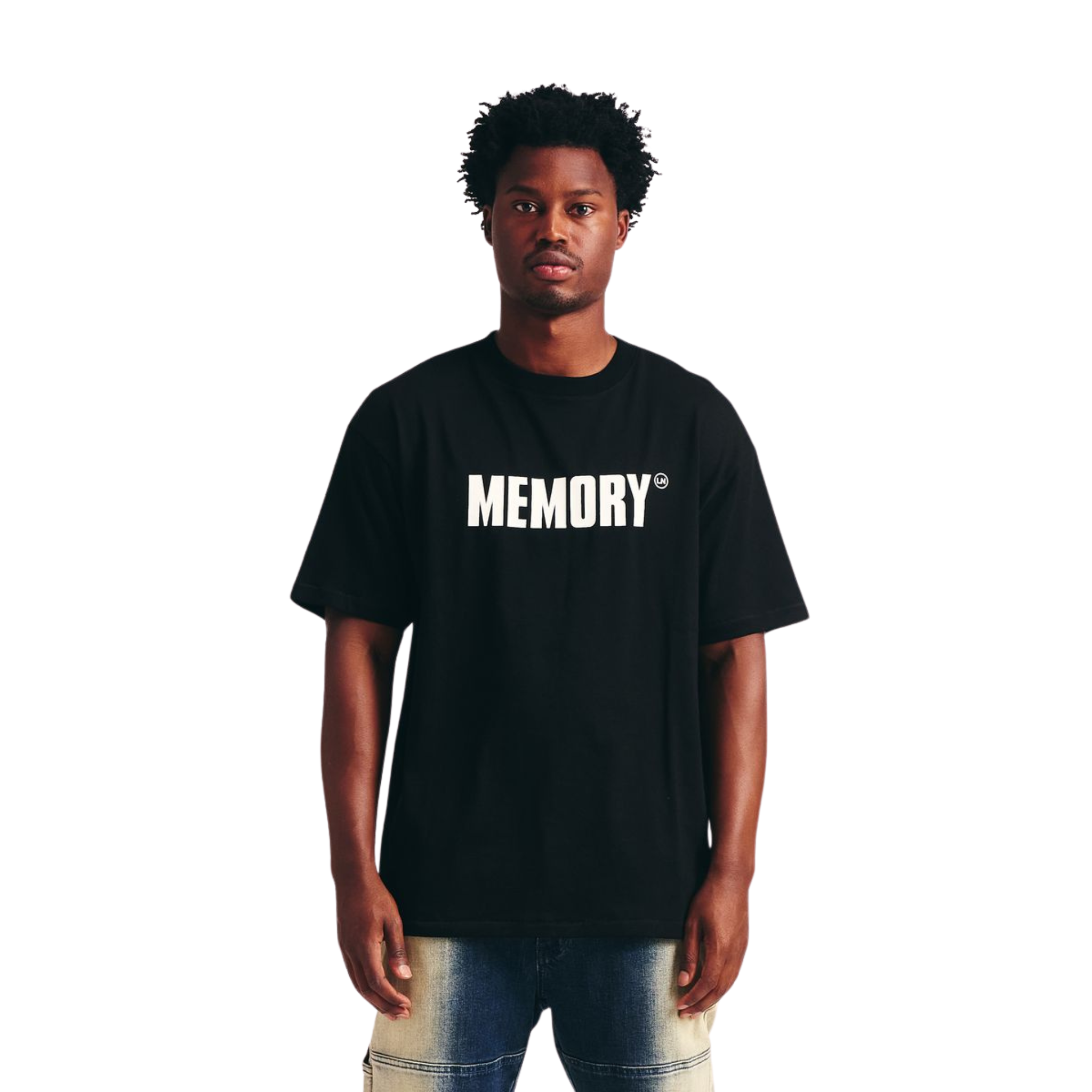 Memory Lane Scatter Logo Tee (Black) - Memory Lane