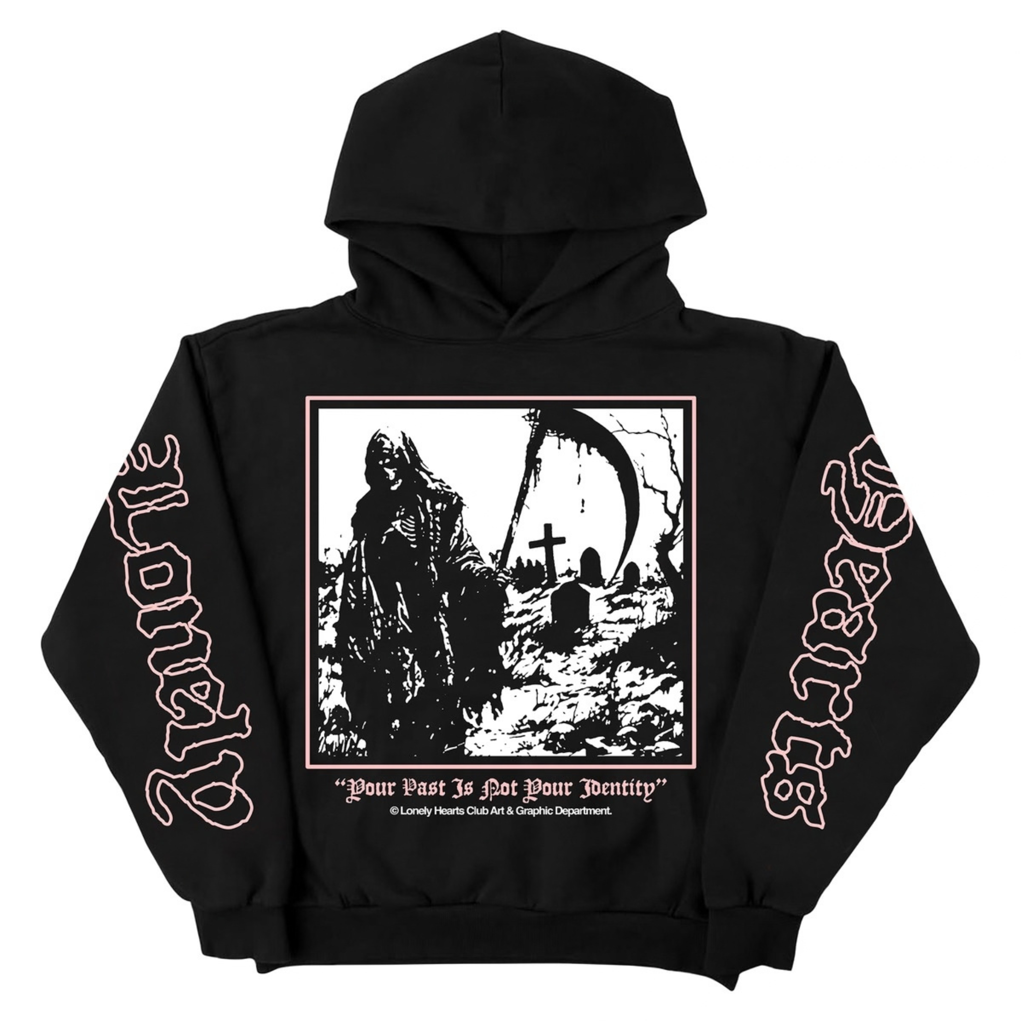 Lonely Hearts Club "The Past Is Not Your Identity" Hoodie (Black)