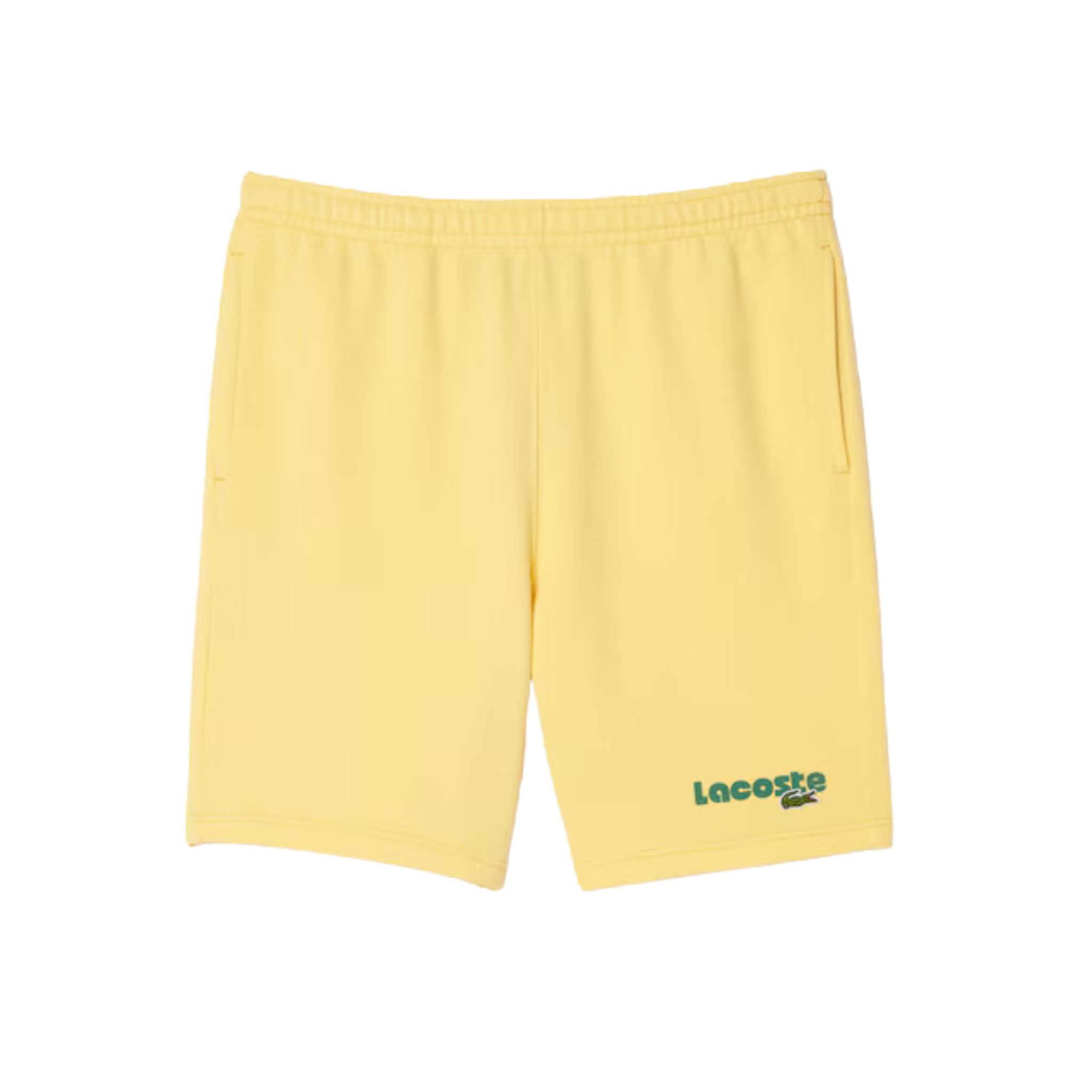 Lacoste Washed Effect Printed Shorts (Cornsilk) - GH7526 - Lacoste