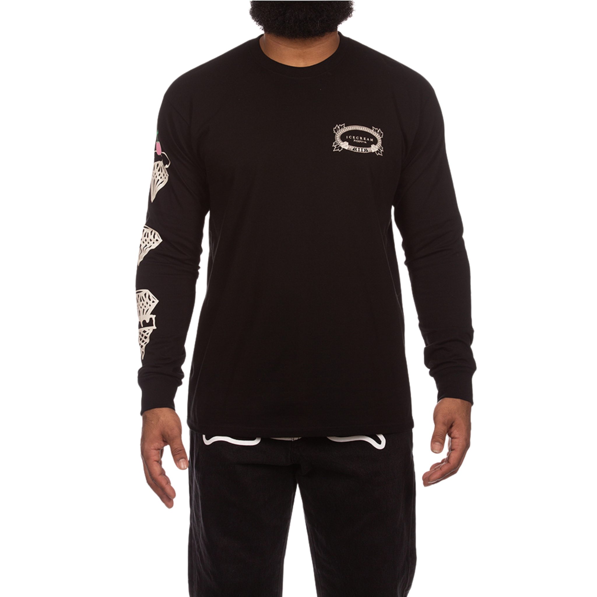 Icecream GFH/GFW LS Tee (Black) - Ice Cream