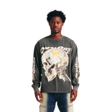 Memory Lane Chrome Tech LS Tee (Vintage Black) - Memory Lane