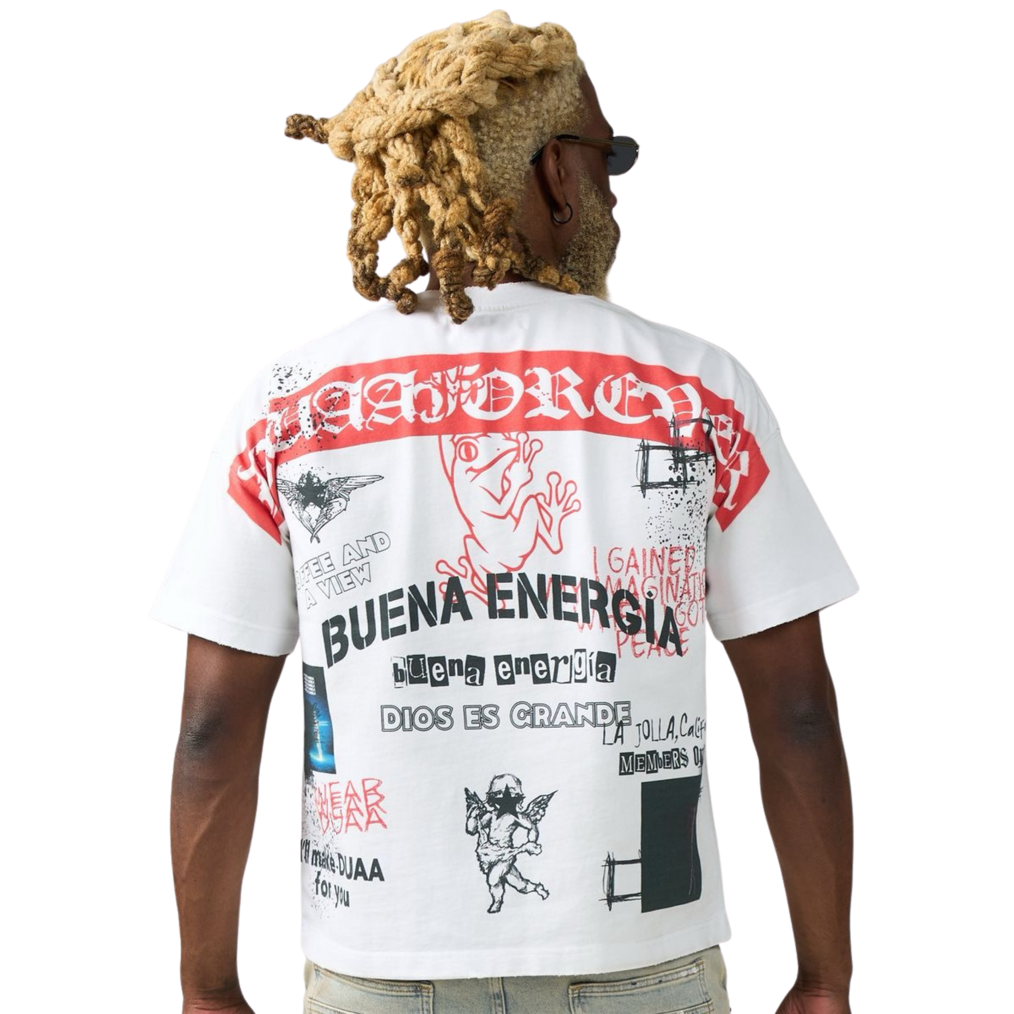 DUAA "MIND CONTROL" SS Tee (White)