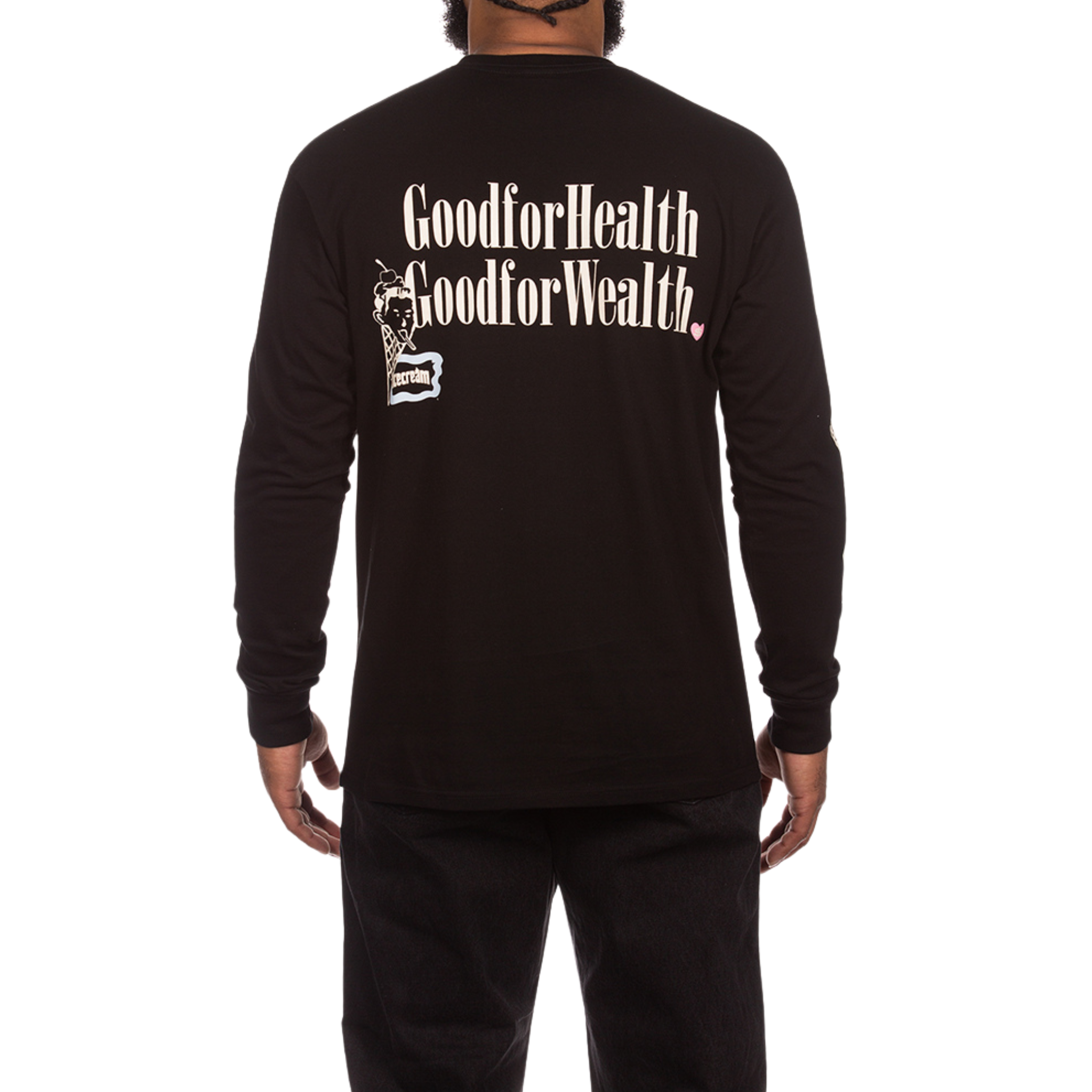 Icecream GFH/GFW LS Tee (Black) - Ice Cream