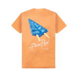 Paper Planes Blue Raspberry Plane Pops Tee (Tangerine) - Paper Plane