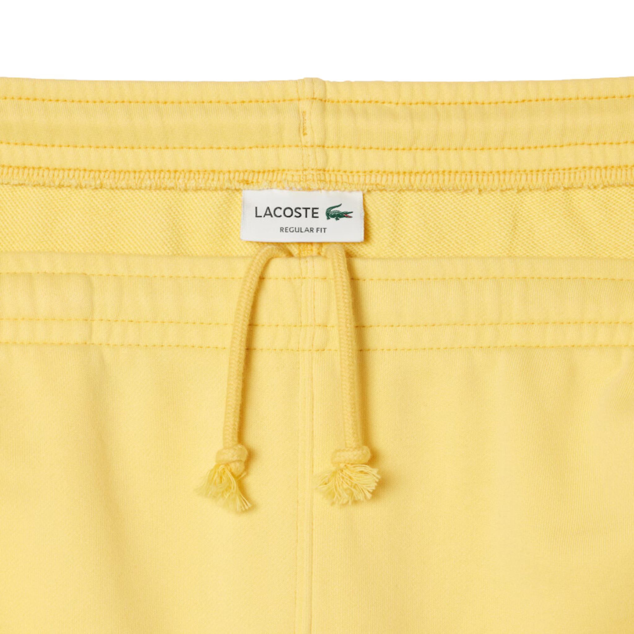 Lacoste Washed Effect Printed Shorts (Cornsilk) - GH7526 - Lacoste