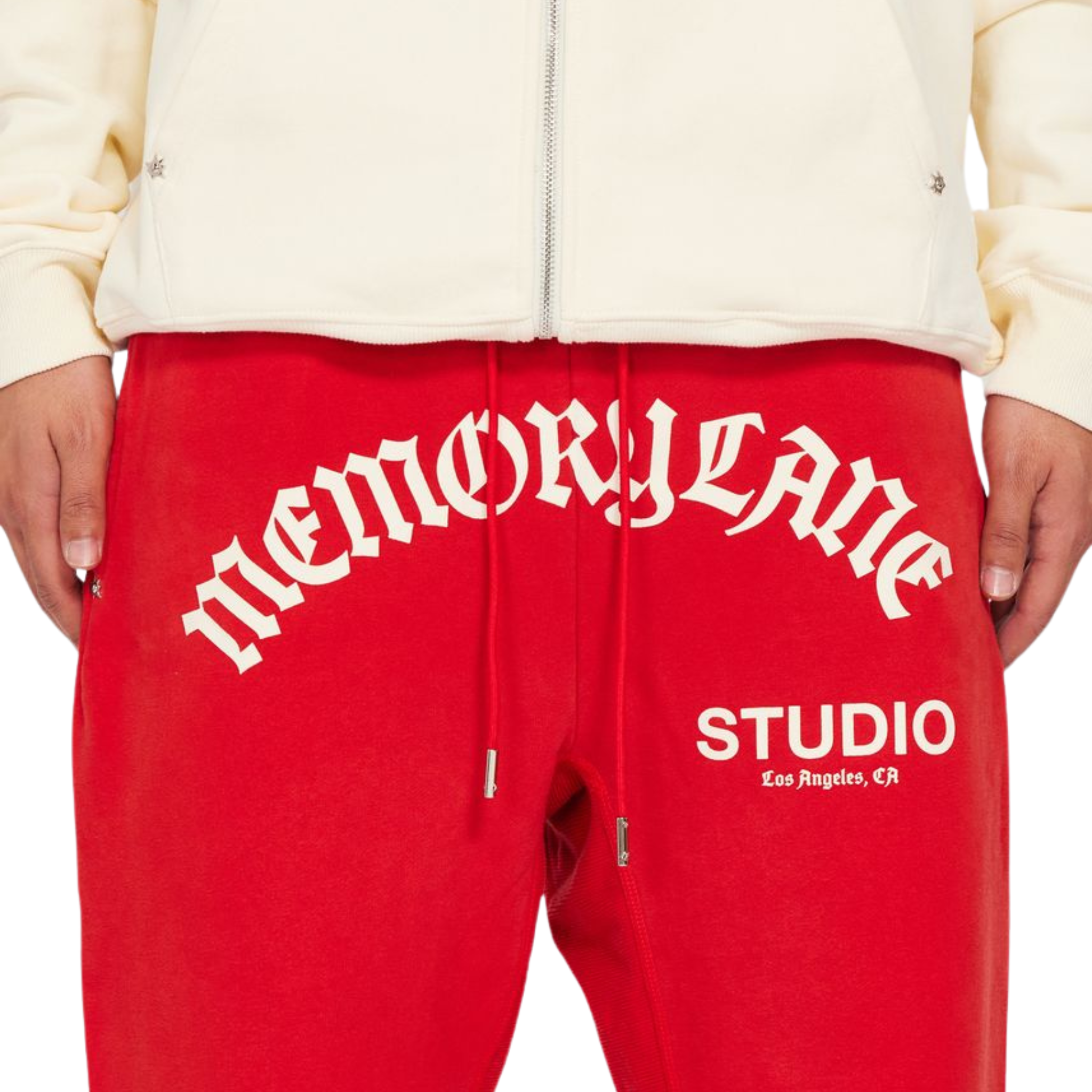 Memory Lane Studio Sweatpants (Deep Red)