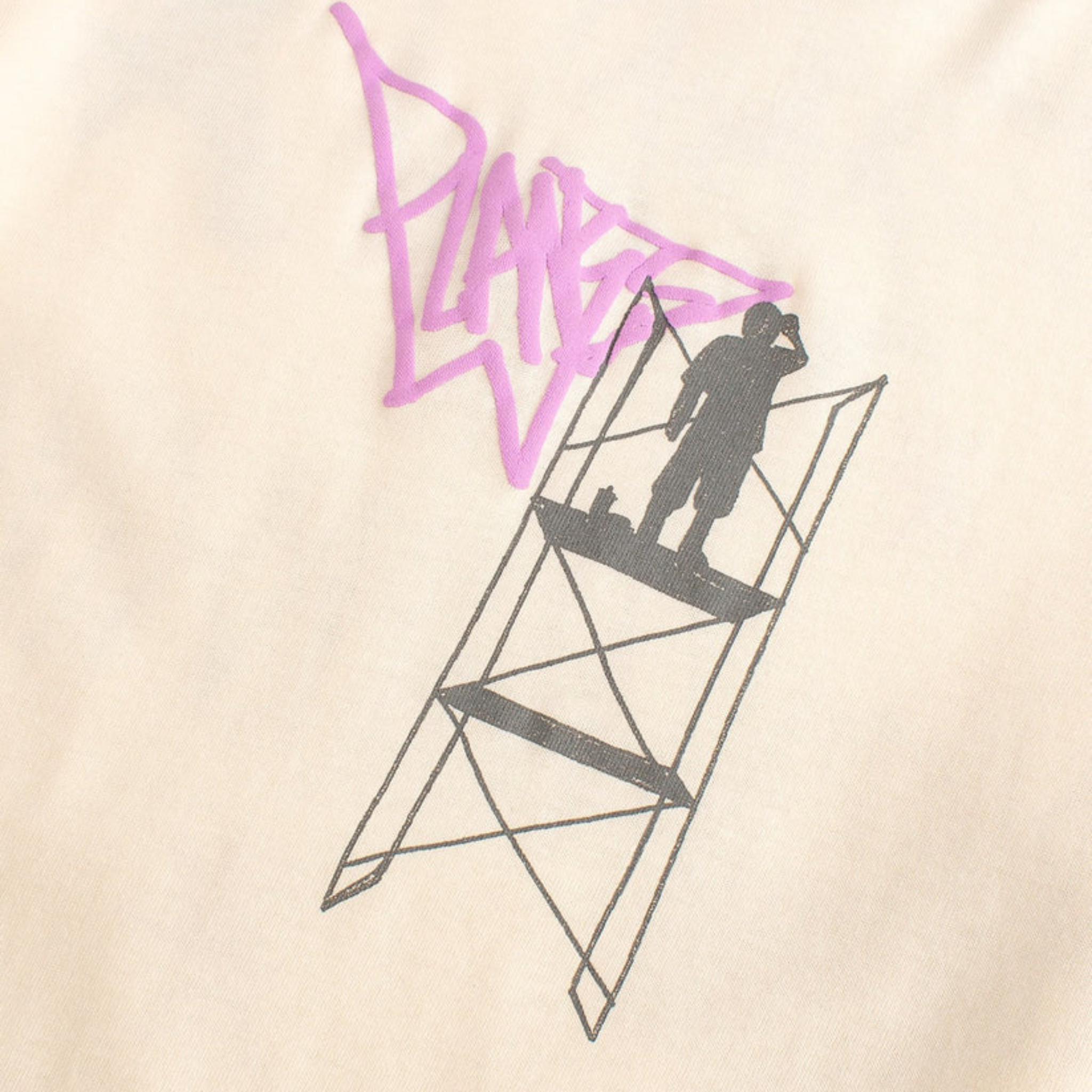 Paper Planes Team Work Long Sleeve Tee (Cream)