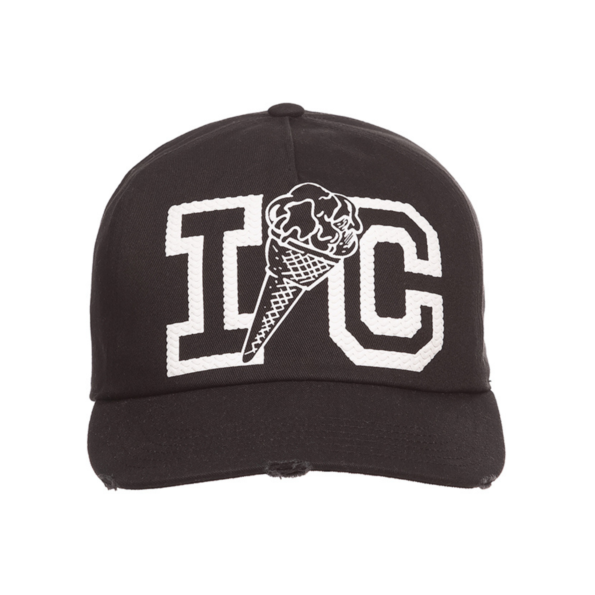 Icecream "Cone" Snapback Hat (Black)