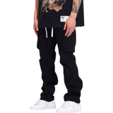 Memory Lane REGIME CARGO PANTS-BLACK - Memory Lane