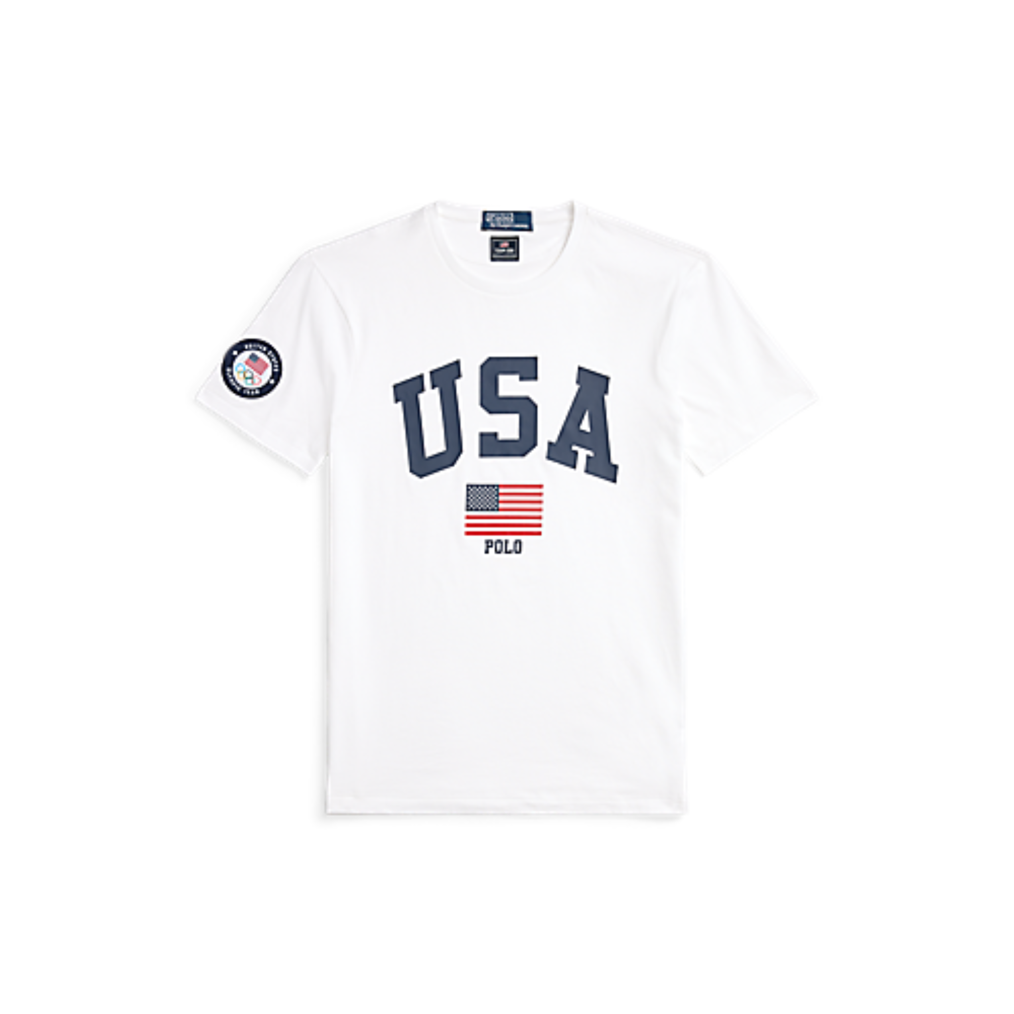 Polo Ralph Lauren USA Tee (White) - Polo Ralph Lauren