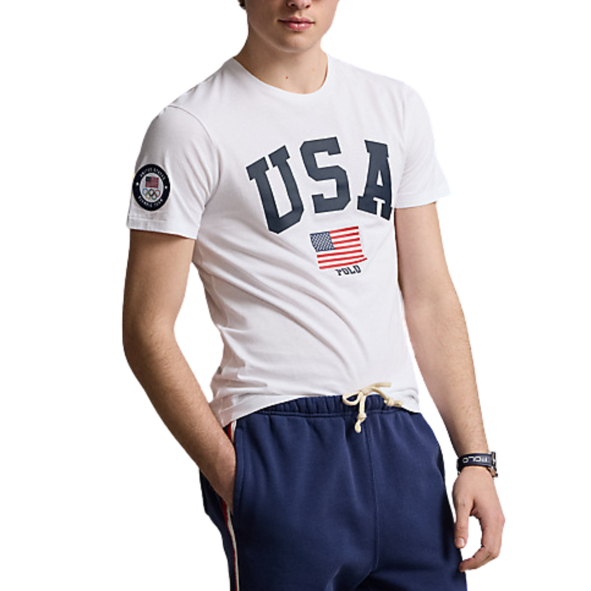 Polo Ralph Lauren USA Tee (White) - Polo Ralph Lauren