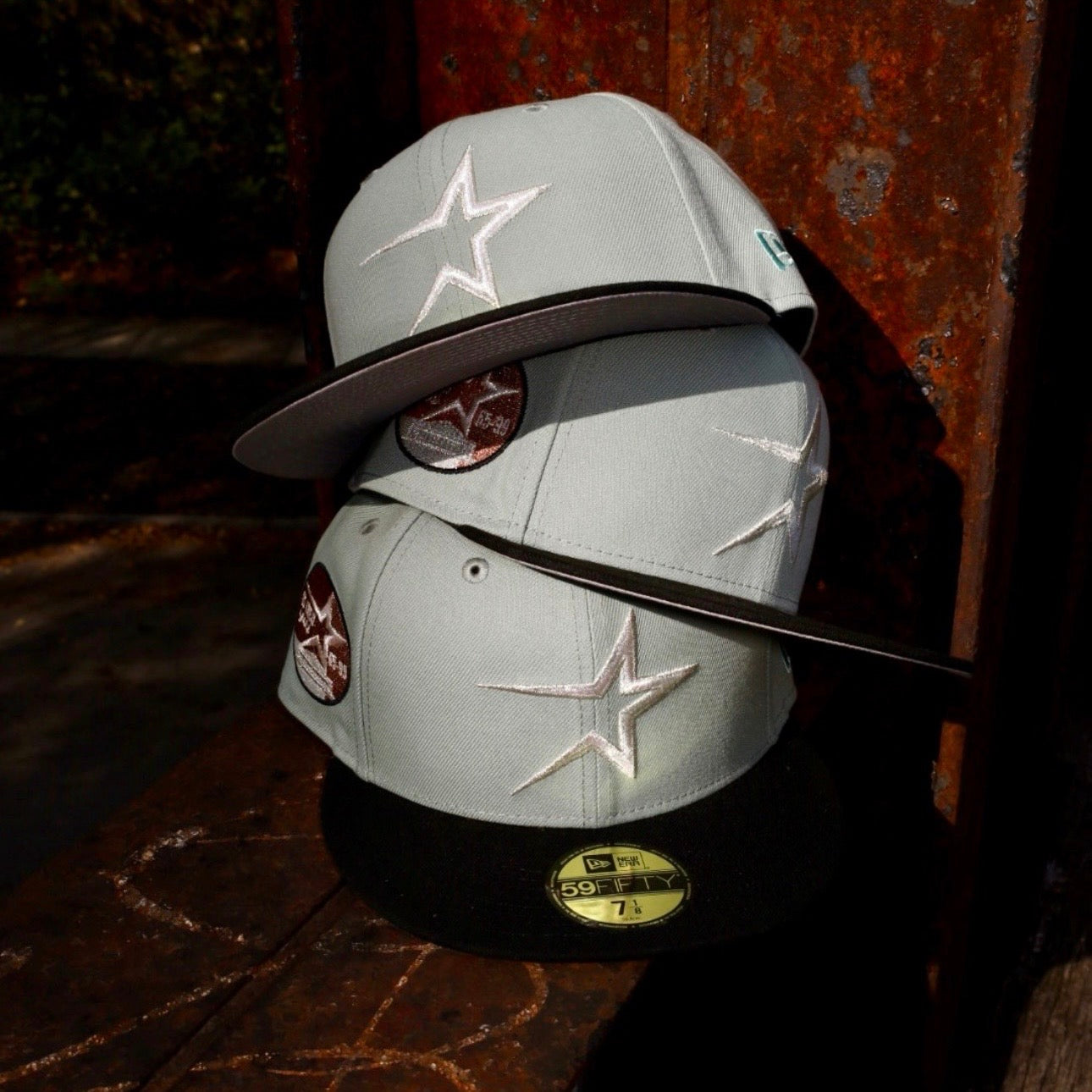 New Era Houston Astros 35th Anniversary Side Patch Fitted (Everest Green/Black) - New Era