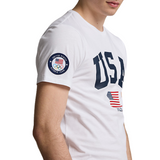 Polo Ralph Lauren USA Tee (White) - Polo Ralph Lauren