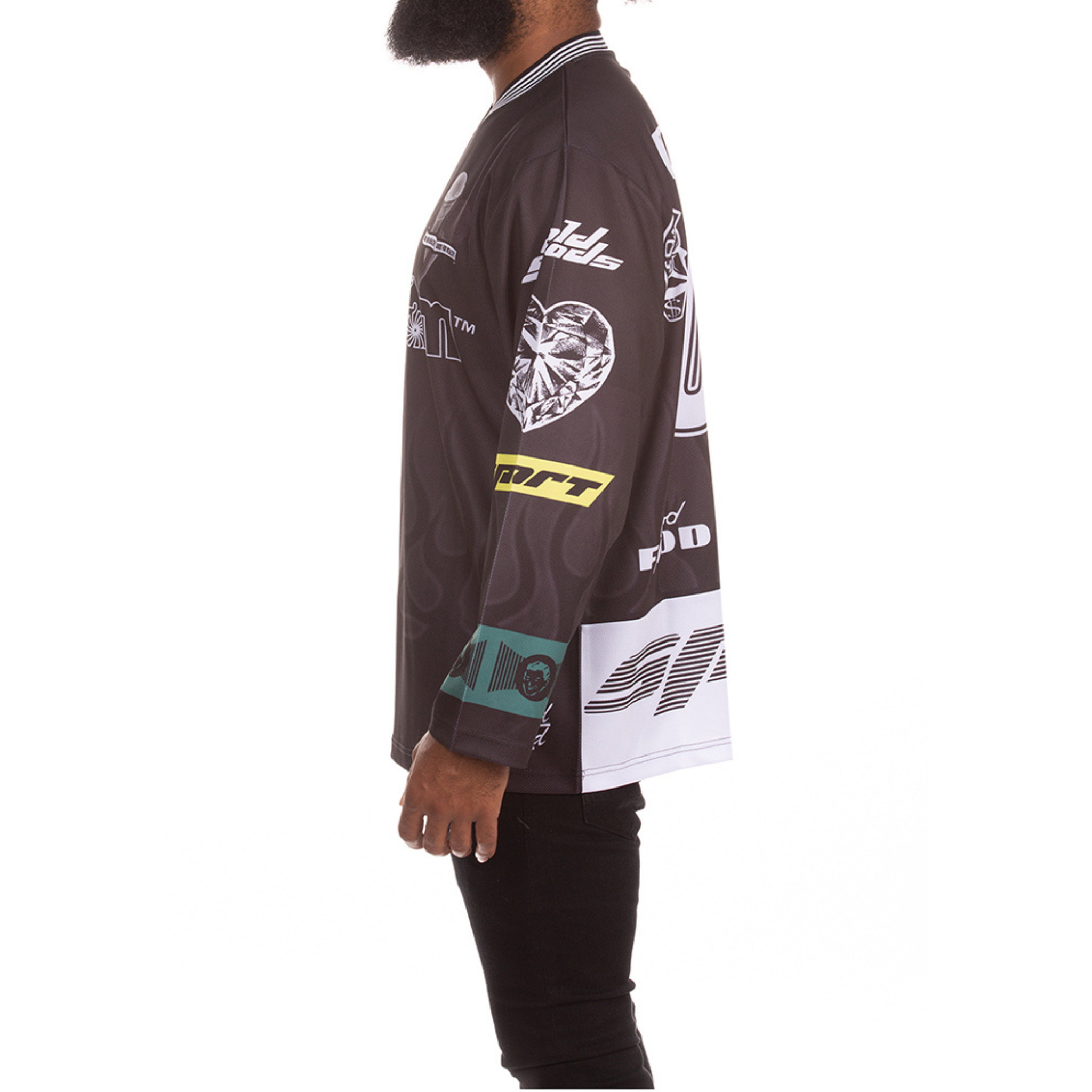 Icecream "Good Food" Jersey LS (Black) - Ice Cream