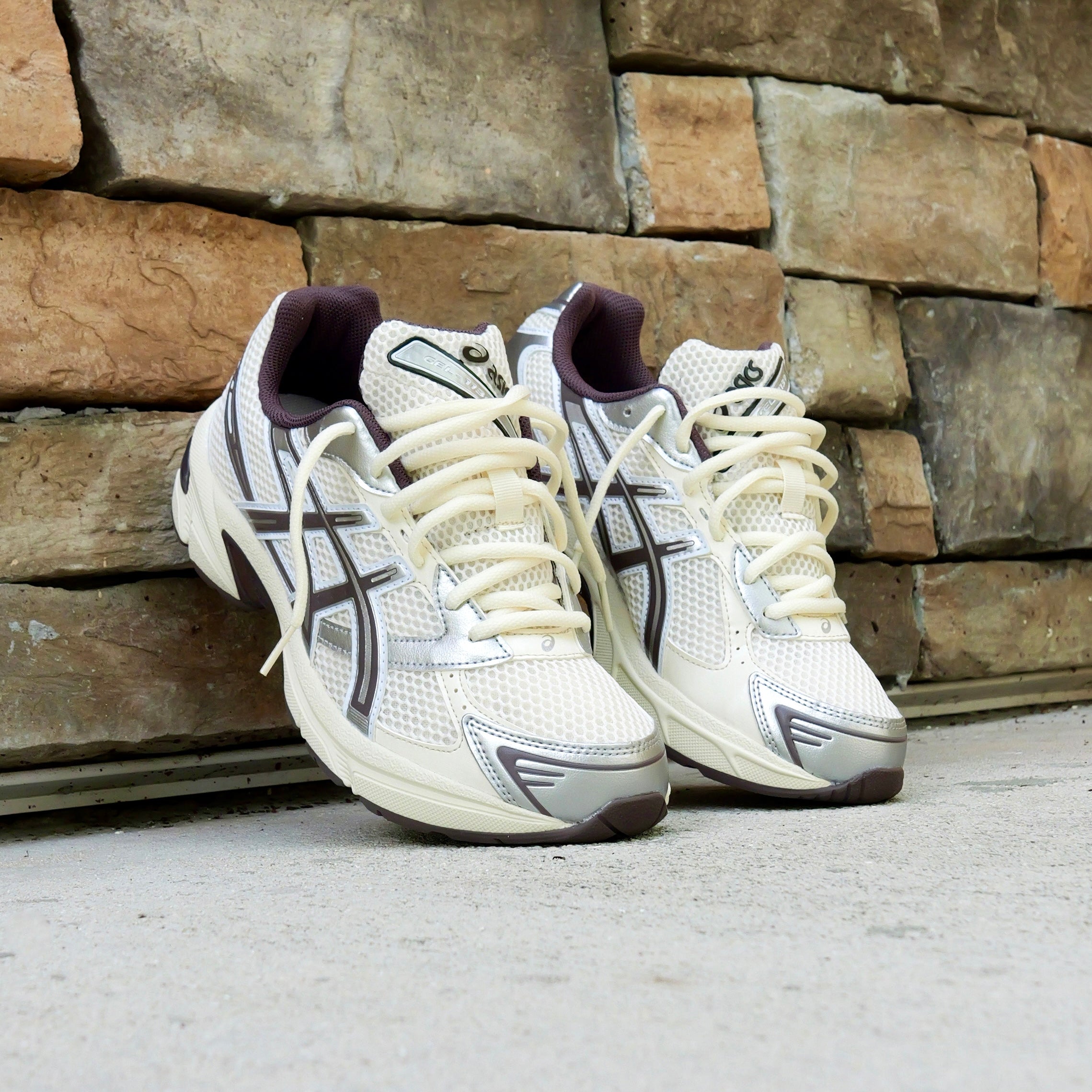 Mens Asics Gel-1130 (Cream/Cocoa Powder)