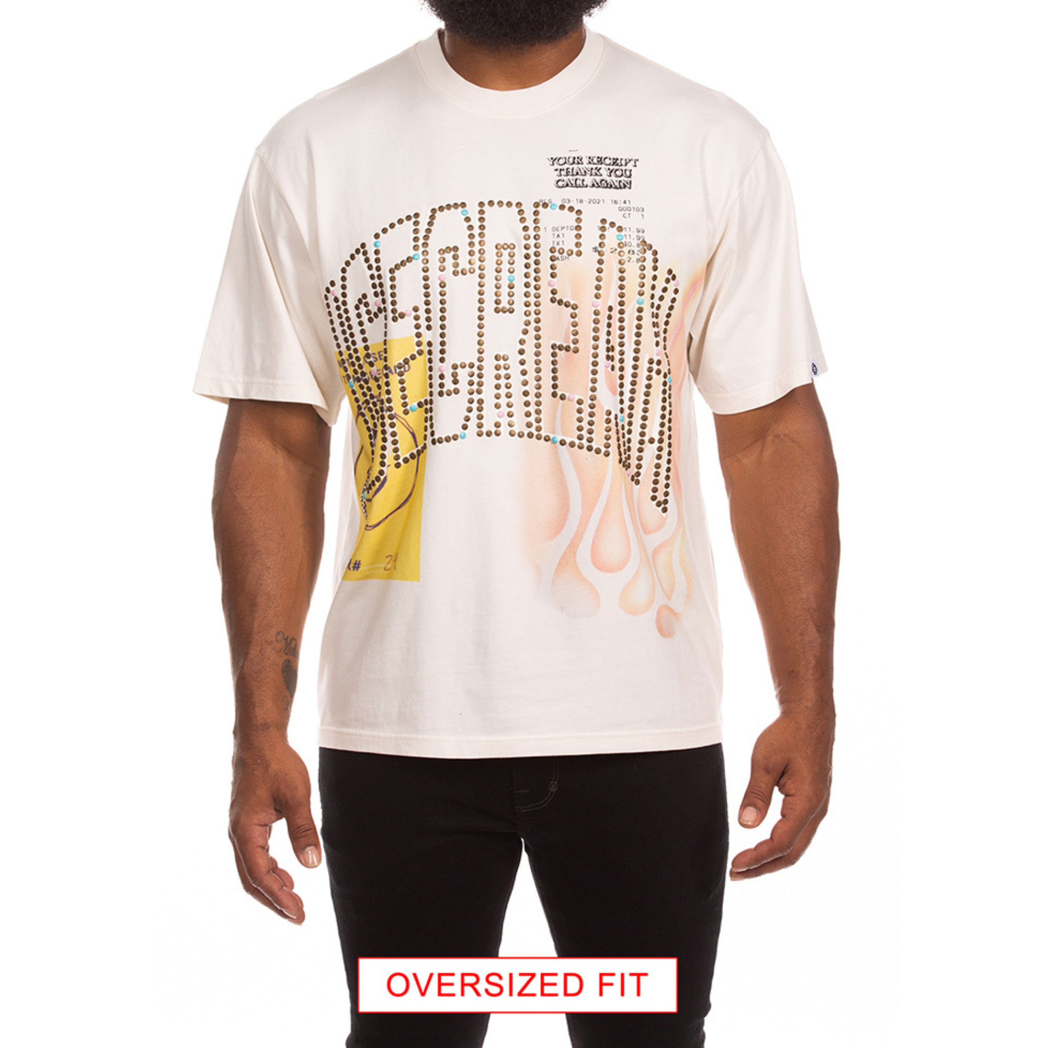 Icecream "The Hill" SS Knit Oversized Tee (White) - Ice Cream